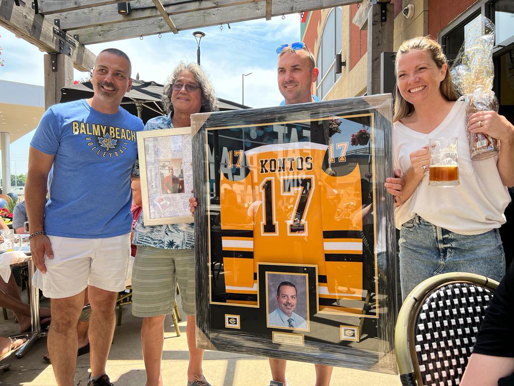 There’s nothing like a good <a href="/clarksoncharger/">clarksonchargers</a> family reunion - especially when you’re coming together to celebrate <a href="/AngeloKontos/">Angelo Kontos</a>, the greatest Work Dad ever. 🧔🏻‍♂️😝💛🖤