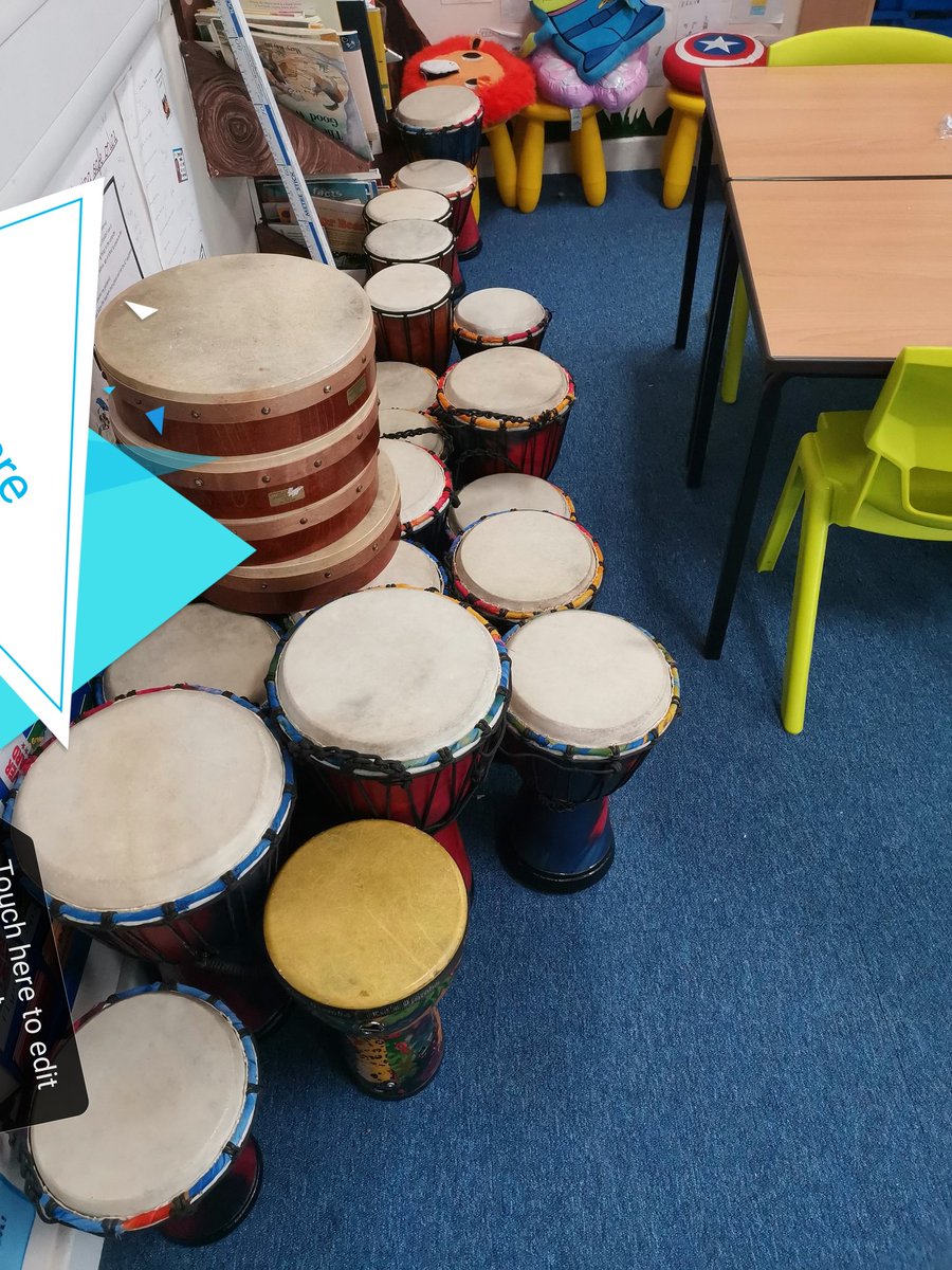 A rather successful music session was had today.

28 drums and the Y2 children had to synchronise their beats together 🥁🎼