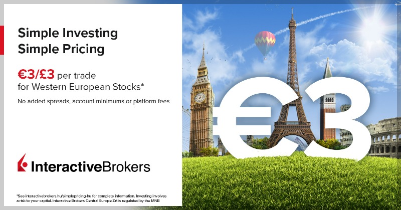 IBKR's tweet photo. New Simple Pricing on European Stocks! Trade Stocks Options, Futures, Currencies, Bonds, and Funds from a Single Unified Platform.