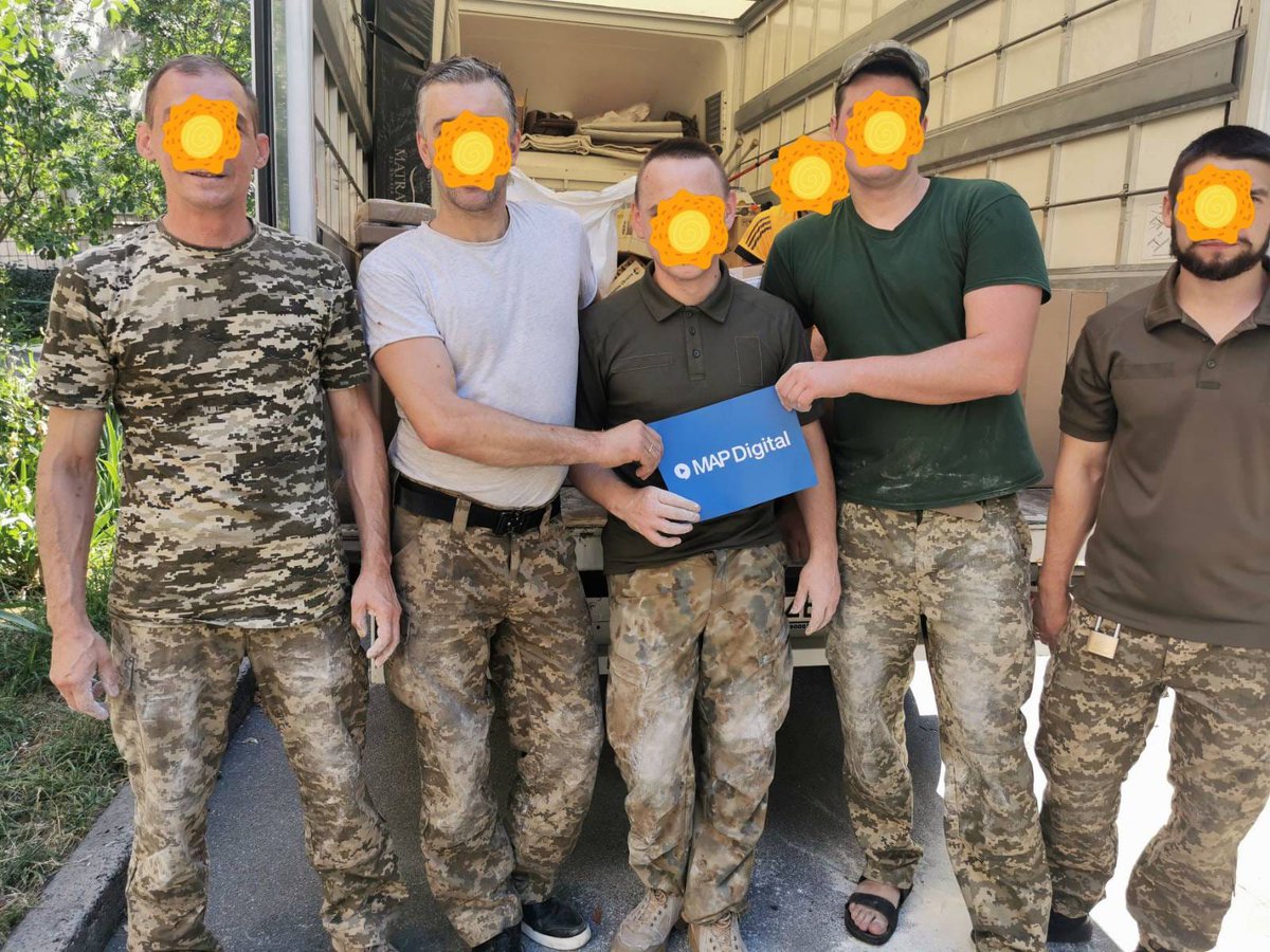 Essential medicines loaded up and heading to the Ukrainian front line thanks to the kind donation of <a href="/MAPMeetings/">MAP Digital Inc.</a>  and <a href="/maryannpierce/">Mary Ann Pierce</a> for helping to make this possible!