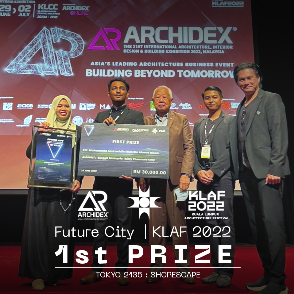 KeitelVonBirsk's tweet photo. Alhamdullilah, we are proud to announce that we won 1st prize for the Future City Idea competition , Tokyo 2135 : Shorescape
Team amirruddinshah hr_rayyan keitel_vb
#klaf #Archidex2022 https://t.co/SjMEvFR5S0