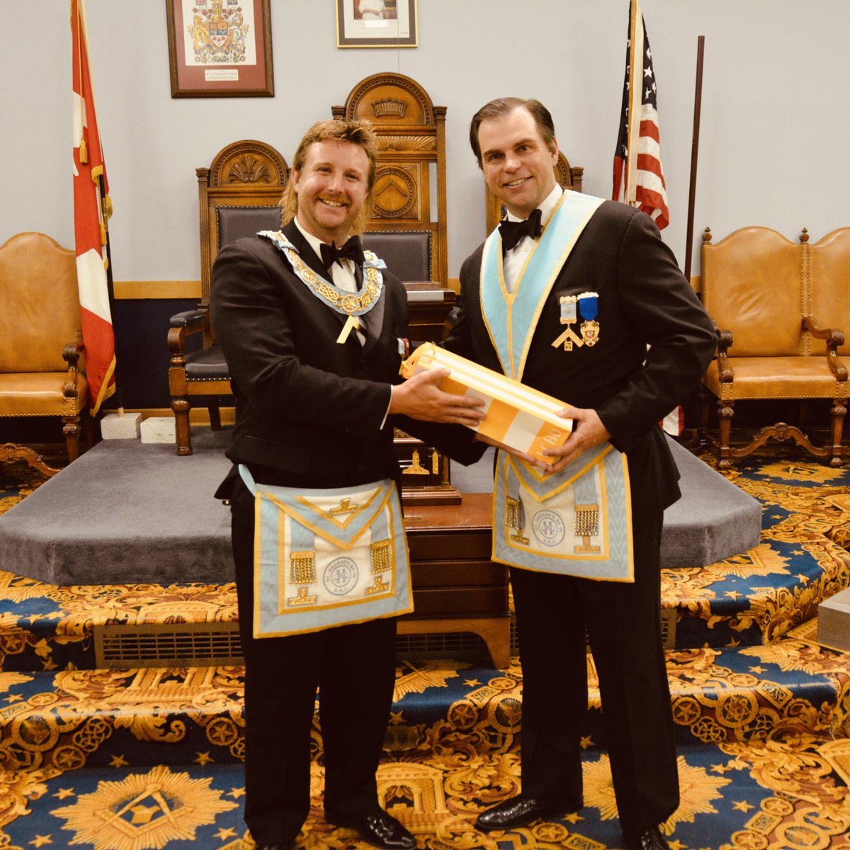 StGeorgesNo15's tweet photo. Congratulations Scott de Haan on being installed as the Worshipful Master of @StGeorgesNo15 for the 2022-2023 masonic year.
@Niagara_A @niagarabmasons #GLCPOO #Freemasons #Niagara #St_Catharines #installation #2B1Ask1 https://t.co/a7Z7FTyDSa