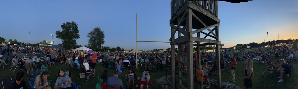 Great evening for the <a href="/stpxlancers/">St. Pius X</a> Firework Extravaganza! #IndependenceDay #FestusMO #moleg