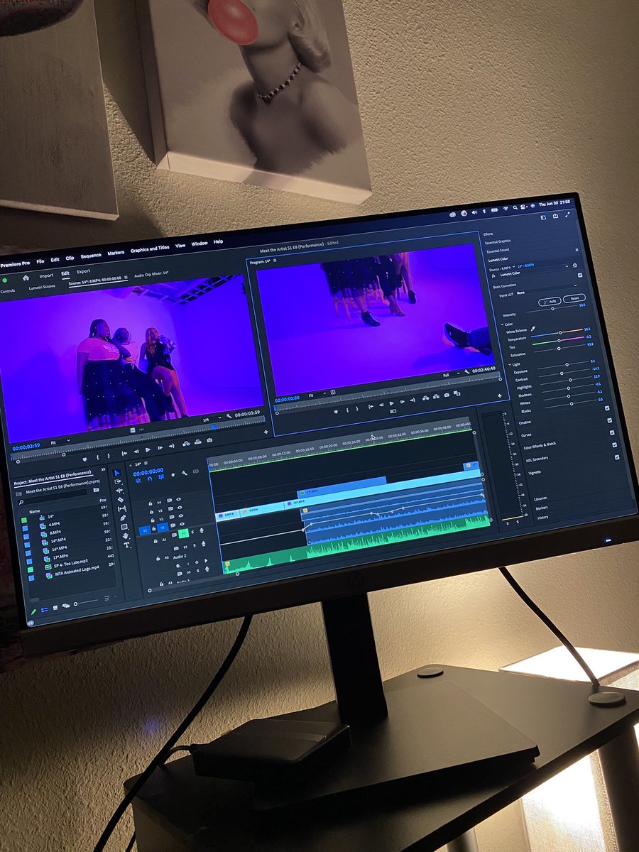 iamoriginalz's tweet image. Late Night Editing.

#ProjectGroup #Editor #PremierePro