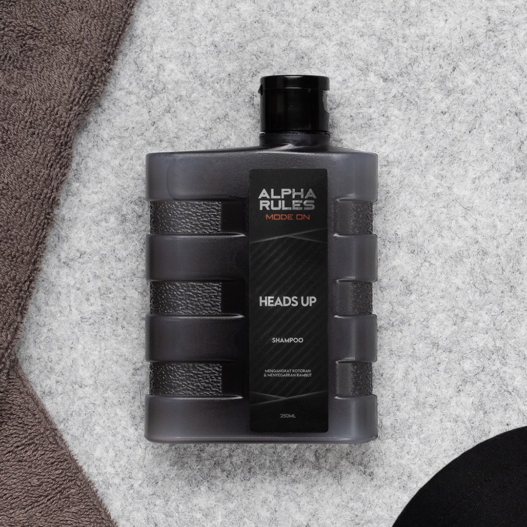 AlphaRulesID's tweet photo. Heads Up Alpha Rules mengandung Panthenol, zat aktif yang saat digunakan akan diubah oleh tubuh secara alami menjadi vitamin B5, membuat kulit kepalamu menjadi lembab dan sehat. 

Menjaga rambut tetap sehat, bercahaya , lebih kuat &amp; mampu melindungi saat pemanasan saat styling. https://t.co/SkcaZhqcXa