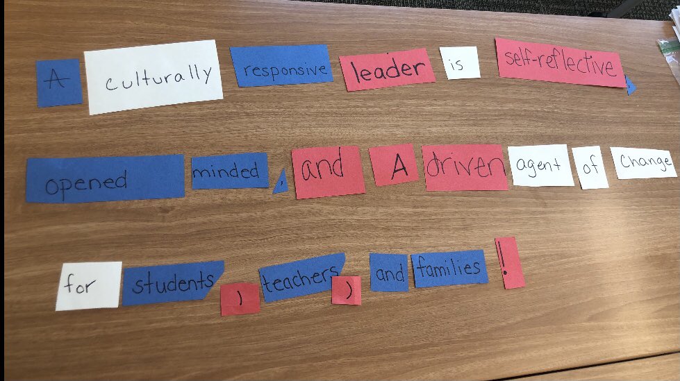 PD activity focused on cultural responsiveness!