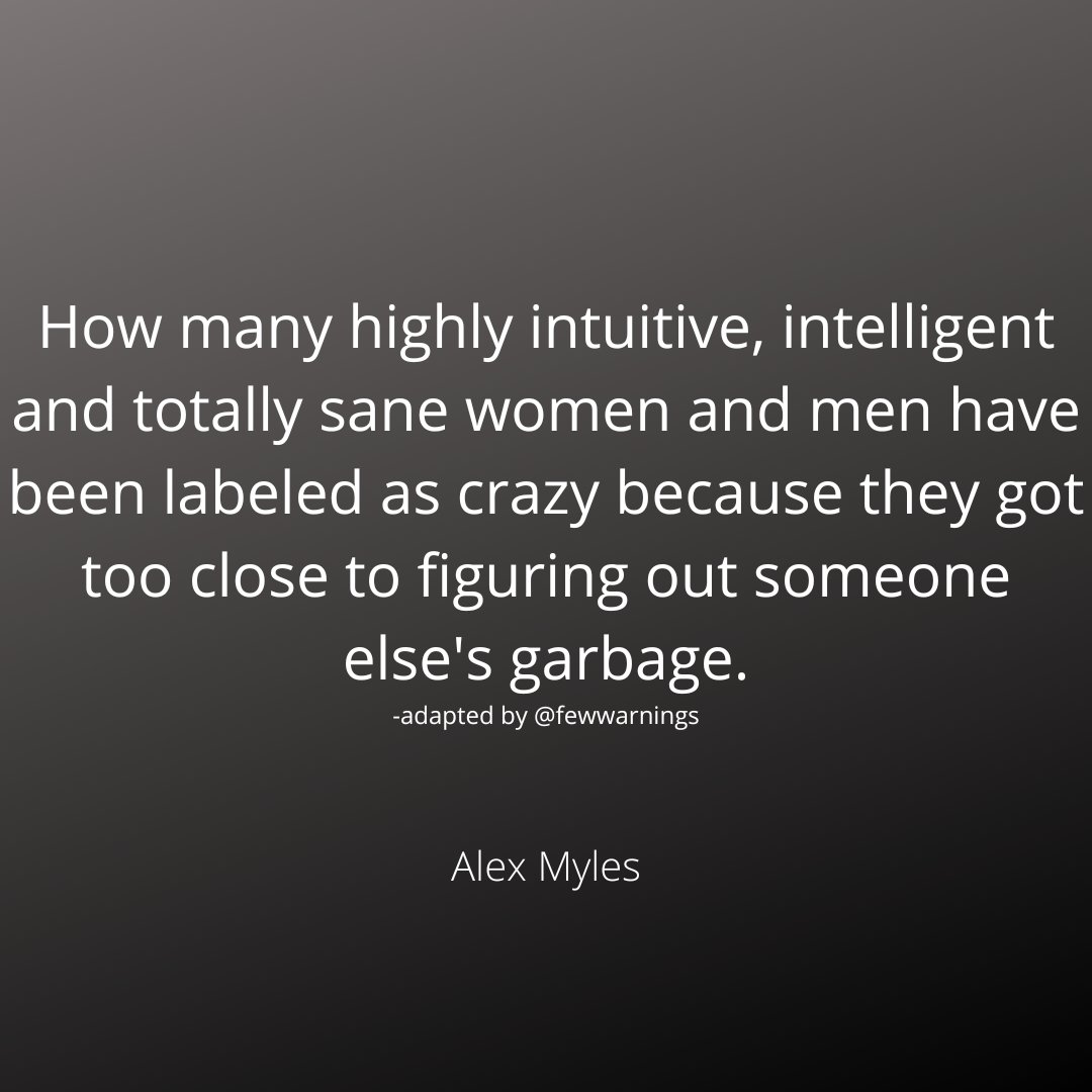 fewwarnings's tweet photo. Calling a domestic violence victim crazy is not only a cruel slap in the face, but you are also helping to enable the perpetrator.
Yes! You are actually helping the abuser.
#whattheyhardlywarnedusabout #mentalabuse #emotionalabuse #healing #abuse #toxic #domesticviolenceawareness https://t.co/I25qpqf9aT