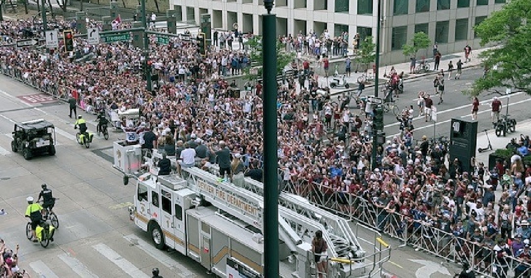 LET'S GO AVALANCHE!!!!! 🏒 🎊 🏆 
The Brown Palace Hotel and Spa wants to say CONGRATULATIONS to our 2022 Stanley Cup Champions!! #GoAvsGo #StanleyCup #ColoradoAvalanche #FoundAWay #brownpalace