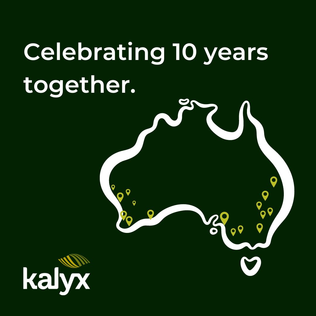 Today is the 1st of July! Why is that important?
On this day in 2012, two successful contract research businesses, Kalyx Agriculture from WA and Agritech from NSW merged with over 20 years experience to form a national organisation. 
Celebrating 10 years together. #Australianwide