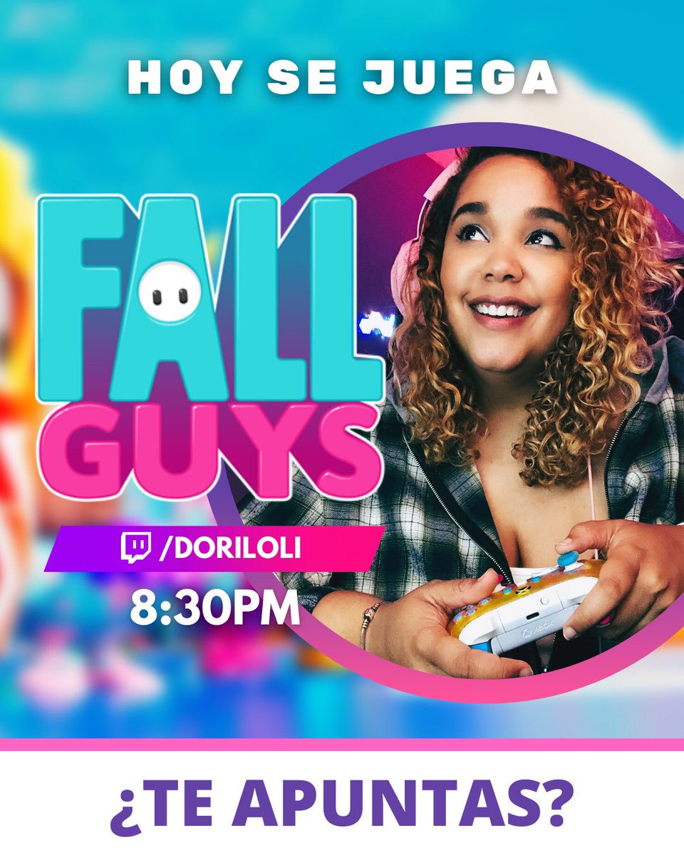 GamingDori's tweet photo. Hoy le quiero dedicar el día a mi hermosa comunidad. Hoy te invito a jugar. Si tienes FALL GUYS, ven a jugar a las 8:30pm https://t.co/wqzl2N7Fuk 💙 #FallGuys https://t.co/M04y4DUAis