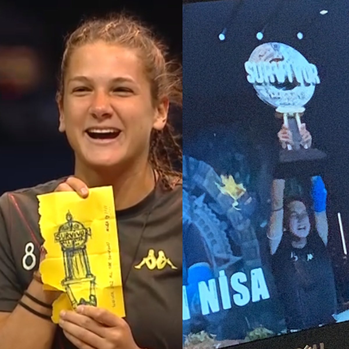 CigdemGuldu's tweet photo. Dreams COME true. Believe in yourself. ❤️🏆🥑🇨🇿
Başardık arkadaşlar! ❤️
Şampiyon #nisabolukbasi 

#nisa #SurvivorAllStar2022 #Survivor https://t.co/vGGSannDaS