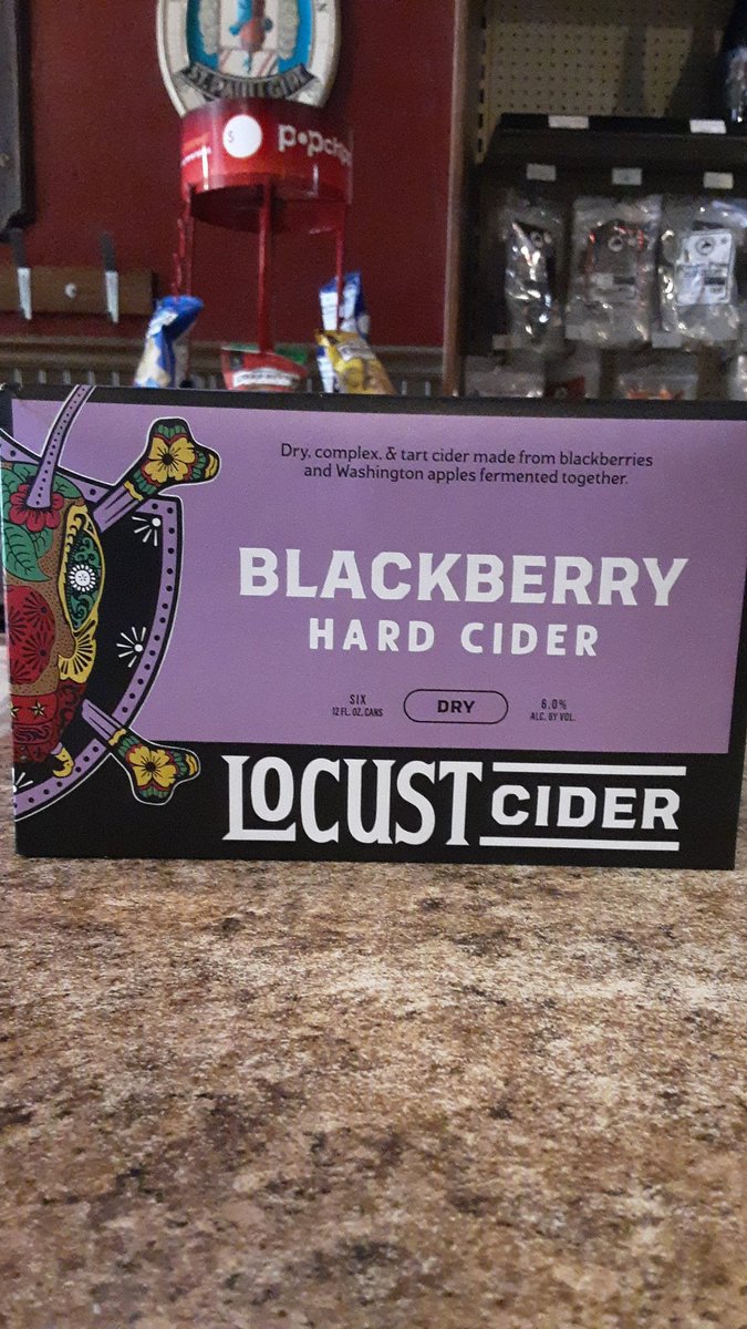 FlyingBeerMan's tweet image. Locust Cider, Blackberry Cider, 6pk, $13.99