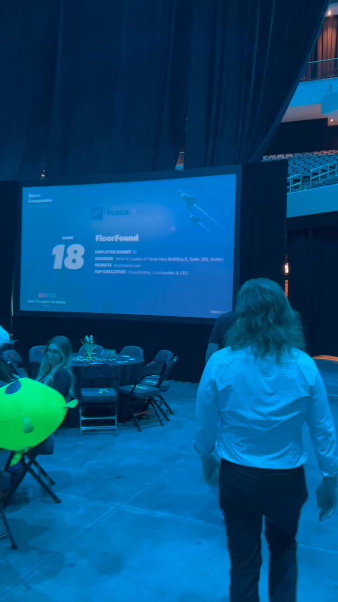 floorfound's tweet image. Collecting our #ABJBPTW award! Why did we win? We work hard and recharge. Our e-staff leads by example. They crush it all week but take long weekends to go wine-tasting, get their hair done, and take care of sick kids (furbabies included).
#ABJBPTW #wedidit #austinjobs