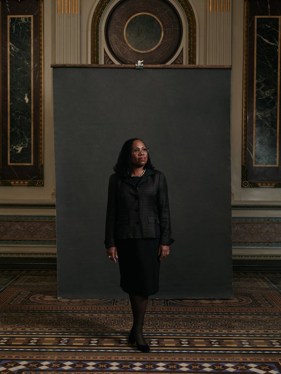 Justice Ketanji Brown Jackson. 

As I said the day she was confirmed: You’d be hard-pressed to find someone better qualified for the job. Congratulations, Justice Jackson.