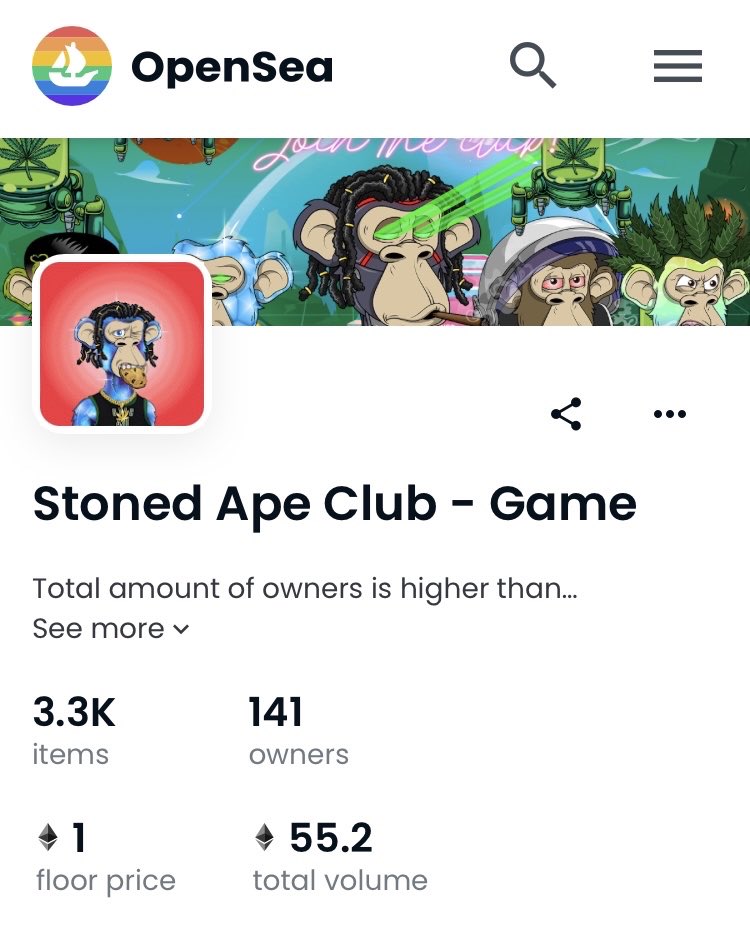 STAC FLOOR PRICE AT 1ETH. 🥵 When the project is not impacted by the market, is rug-proof, has active utility, &amp; is built on a foundation of community, doesn’t matter if the sky is falling! 💨💨🚨👊💪💪 #stacfollowstac #apefollowape