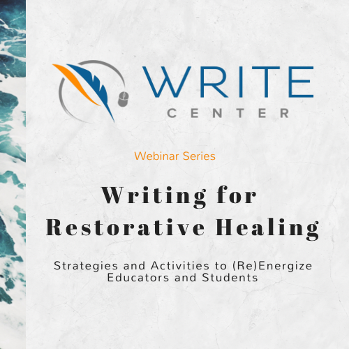 writingproject's tweet photo. On Wednesdays in July, join @WRITE_Center for their summer webinar series, “Writing for Restorative Healing: Strategies and Activities to (Re) Energize Educators and Students.” Will feature master teachers, academics, poets, and graphic novelists. https://t.co/wyXmUHCZIA https://t.co/jFvRoRZ7y6