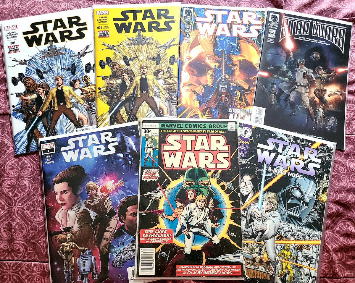 ToscheStationSW's tweet photo. A few Star Wars #1s for today! 

#StarWars #TheToscheStation #MaytheForceBeWithYou #StarWarsLife #StarWarsFamily #DarthVader #ObiWanKenobi #Jedi #Sith #Darkside #Lightside #StarWarsCollection #ANewHope #TheEmpireStrikesBack #ReturnoftheJedi #Skywalker #StarWarsComicbooks https://t.co/gMC7fx3Bpy