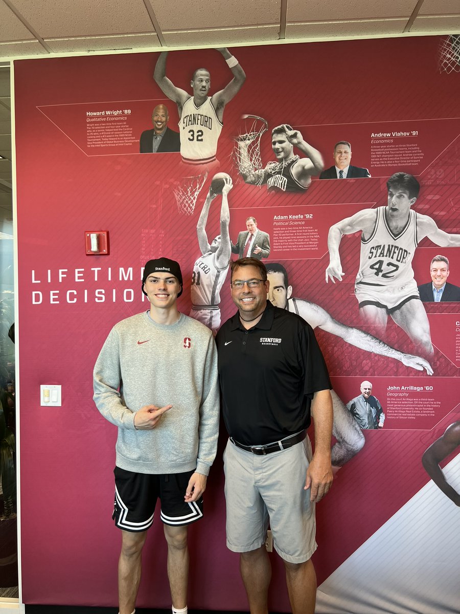 Great Visit to Stanford this week.  Had the honor to meet <a href="/CoachJerodHaase/">Jerod Haase</a> and the staff. <a href="/StanfordMBB/">Stanford Men's Basketball</a> #GoStanford