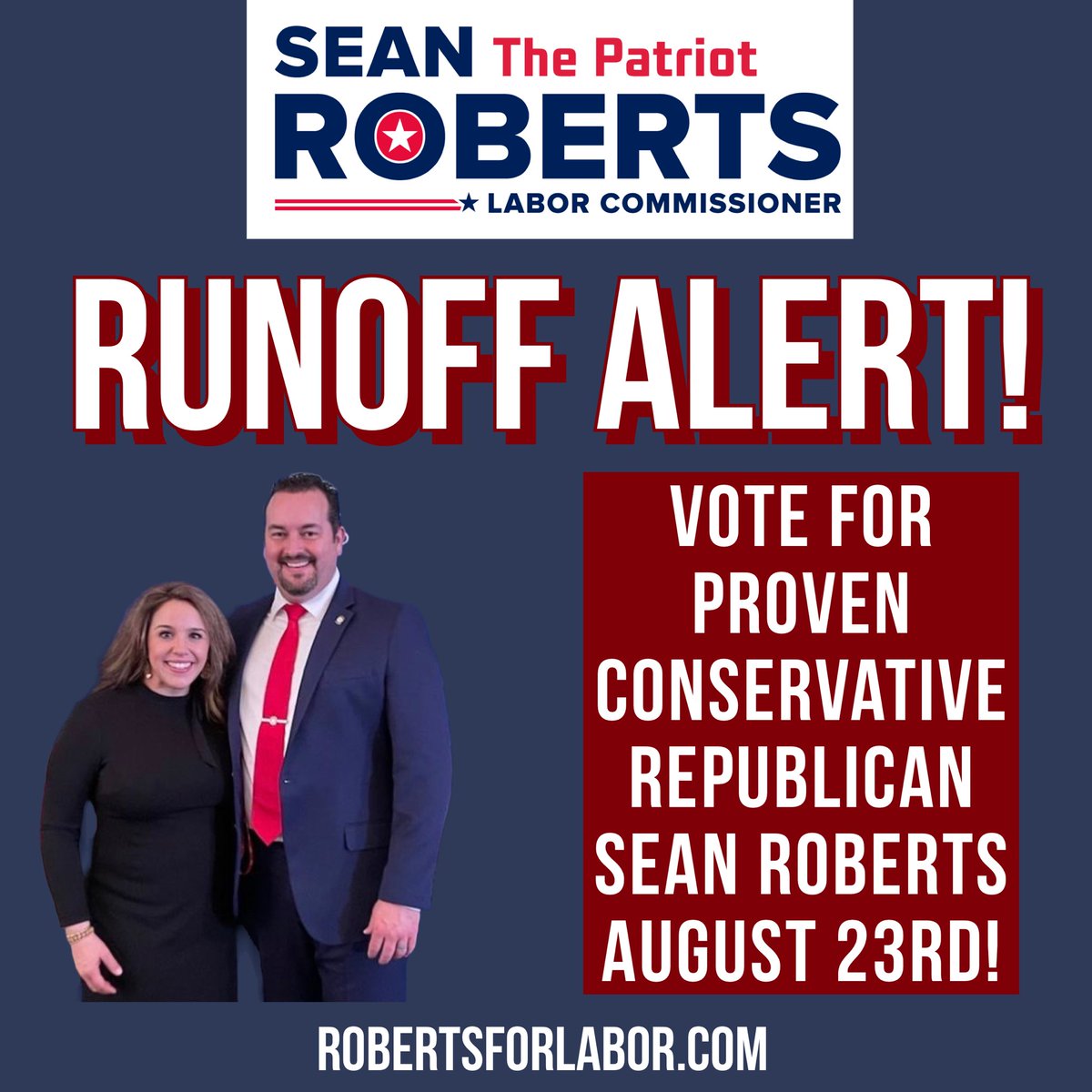 RepRoberts's tweet image. 🚨Runoff Alert 🚨