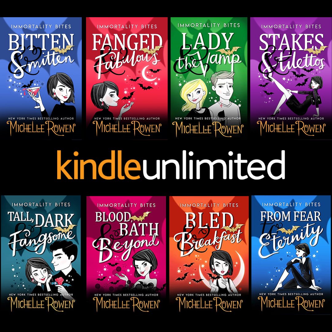 Looking for a fangtastic summer read?? All EIGHT (!!!) Immortality Bites books (starting with my first book ever Bitten &amp; Smitten) are now available on #KindleUnlimited! amazon.com/dp/B08X2WXDVG 🎉😎🦇