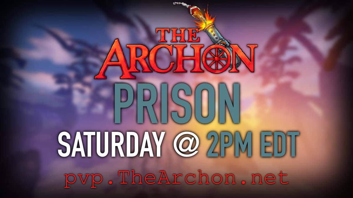 TheArchon's tweet image. 🚨The hype new season of Prison is almost here!

🕑The reset will be live this Saturday @ 2:00PM EDT

‼️ Follow &amp;amp; Retweet for a chance to win the Godfather Rank ($250) ‼️

🔗pvp.TheArchon.net
🔗thearchon.net/prison
🔗discord.gg/thearchon