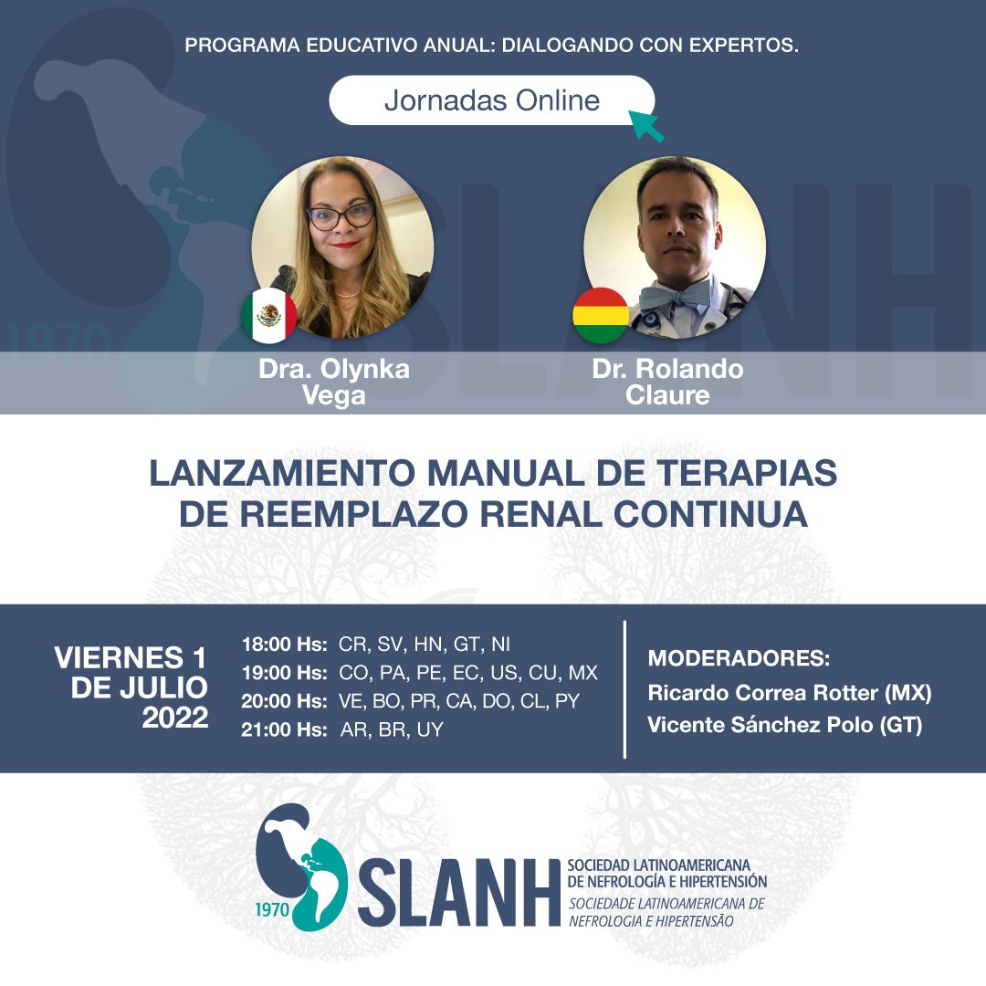 Jorge Gaytan Arocha (@jegaytan90) on Twitter photo Atenta invitación este viernes 1 de julio
us06web.zoom.us/webinar/regist…
#orgulloSLANH #orgulloINCMNSZ
<a href="/adriancab24/">Adrián Caballero</a> <a href="/Noemi_nefro/">Noemi del Toro</a> <a href="/Ruedakidney/">Armando Rueda</a> <a href="/galindozip/">Pablo Galindo</a> <a href="/OlynkaV/">Olynka Vega</a> <a href="/RClaure_nefro/">Rolando Claure, MD, FASN, FISN 🇧🇴</a> <a href="/SLANH_/">SLANH</a> <a href="/JonathanNefro/">Jonathan Chávez</a> <a href="/drtorruco/">Carlos Torruco, MD MSc</a> <a href="/DraMarili/">Lilia Rizo</a> <a href="/nephmaria/">María Rodríguez A.</a> <a href="/NefroINCMNSZ/">Departamento de Nefrología y Metabolismo Mineral</a> <a href="/incmnszmx/">INCMNSZ</a> <a href="/DrJoseSifuentes/">Dr. José Sifuentes Osornio</a> Atenta invitación este viernes 1 de julio
us06web.zoom.us/webinar/regist…
#orgulloSLANH #orgulloINCMNSZ
<a href="/adriancab24/">Adrián Caballero</a> <a href="/Noemi_nefro/">Noemi del Toro</a> <a href="/Ruedakidney/">Armando Rueda</a> <a href="/galindozip/">Pablo Galindo</a> <a href="/OlynkaV/">Olynka Vega</a> <a href="/RClaure_nefro/">Rolando Claure, MD, FASN, FISN 🇧🇴</a> <a href="/SLANH_/">SLANH</a> <a href="/JonathanNefro/">Jonathan Chávez</a> <a href="/drtorruco/">Carlos Torruco, MD MSc</a> <a href="/DraMarili/">Lilia Rizo</a> <a href="/nephmaria/">María Rodríguez A.</a> <a href="/NefroINCMNSZ/">Departamento de Nefrología y Metabolismo Mineral</a> <a href="/incmnszmx/">INCMNSZ</a> <a href="/DrJoseSifuentes/">Dr. José Sifuentes Osornio</a>