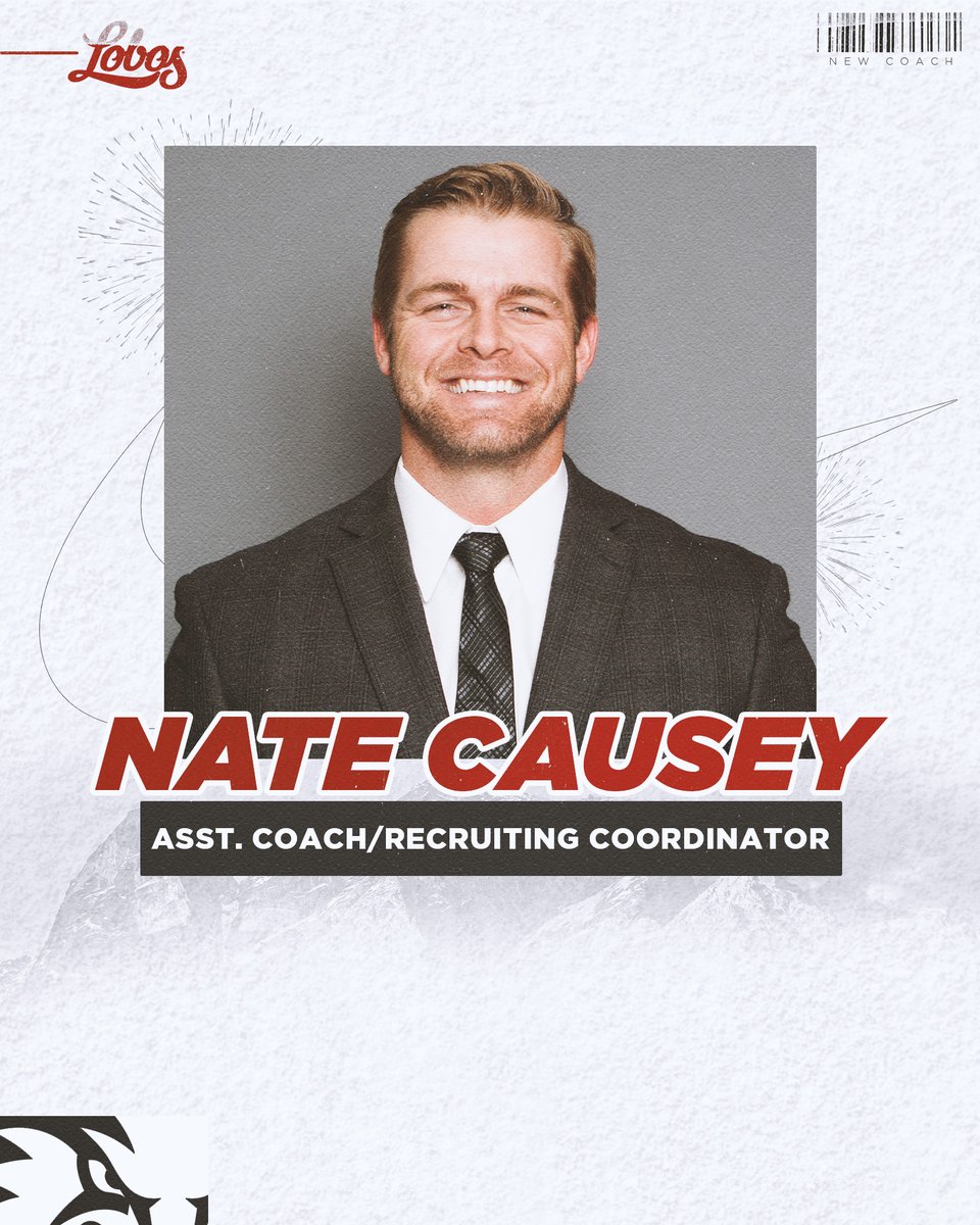 Lobo fans, join us in welcoming back Nate Causey as our new assistant coach/recruiting coordinator! 🙌

📰: bit.ly/3OQYgpE

#GoLobos | #WeAreNM