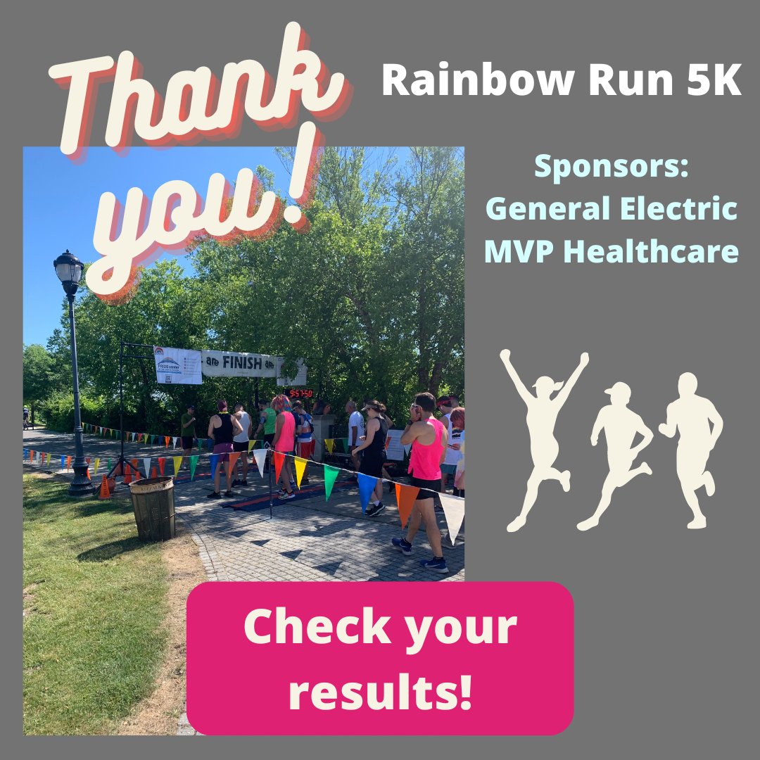 Thank you, thank you, thank you to everyone who participated in our Rainbow Run 5k this year! To view your results copy this link: drive.google.com/drive/folders/…

#pridecenter #pride