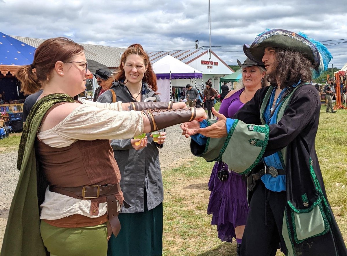 Come see me performing up close magic in the street at Robin Hood's Medieval Faire this weekend, in Harwinton, CT!  It is the faire's final weekend - do stop by!