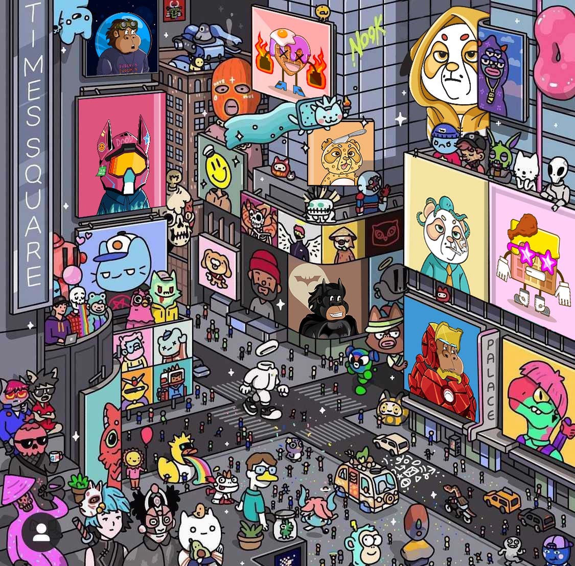 🧇 Good evening, Waffle Pals! Hope you all had a wonderful time in NYC! Can you spot how many waffles there are?

#NFT #NFTs #NFTart #ethereum #cryptoart #opensea #NFTNYC2022 #nftnyc #NYC  #collectible #wafflepals #digitalart #cryptocurrency #nftartist #nftcollectors #nftartwork