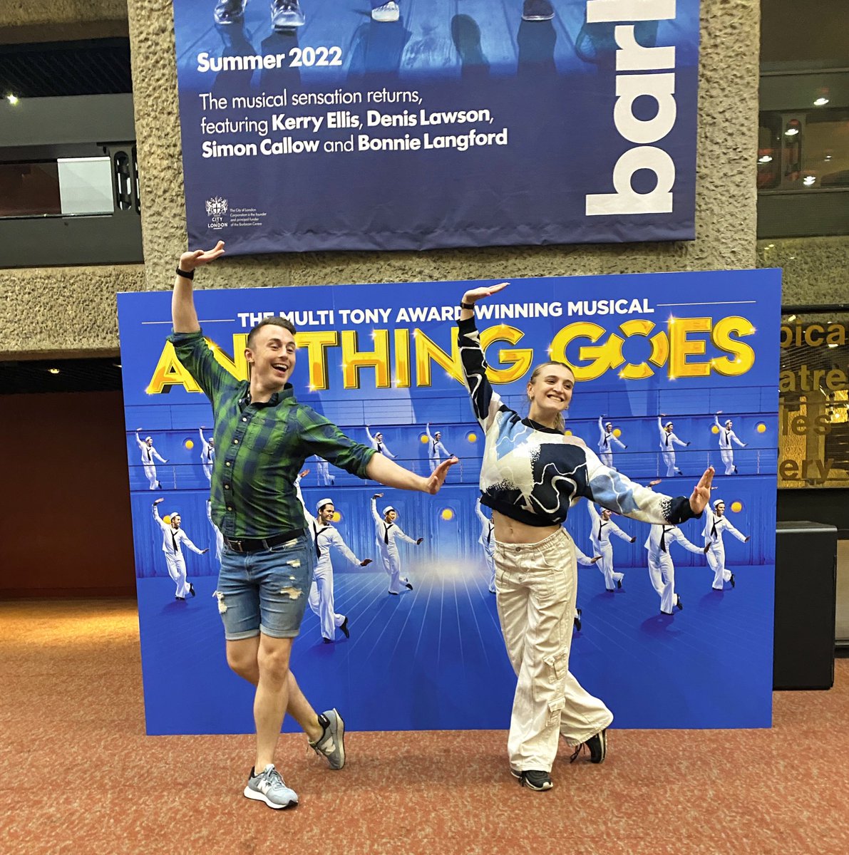 ItsBrianMurray's tweet photo. Had THE BEST time @AnythingGUK tonight in London thank you for the best night! Can you tell we lived our best tap dancing life? 😍🤩⚓️ https://t.co/IDk7D2BHJD