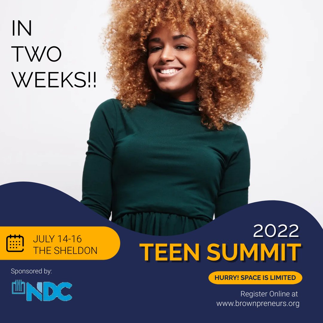 ⏰️THE COUNTDOWN IS ON❗️ The 2022 Teen Summit will start in exactly TWO WEEKS!

This event will be loaded with information but filled with FUN and INTERACTIVE GAMES and ACTIVITIES!