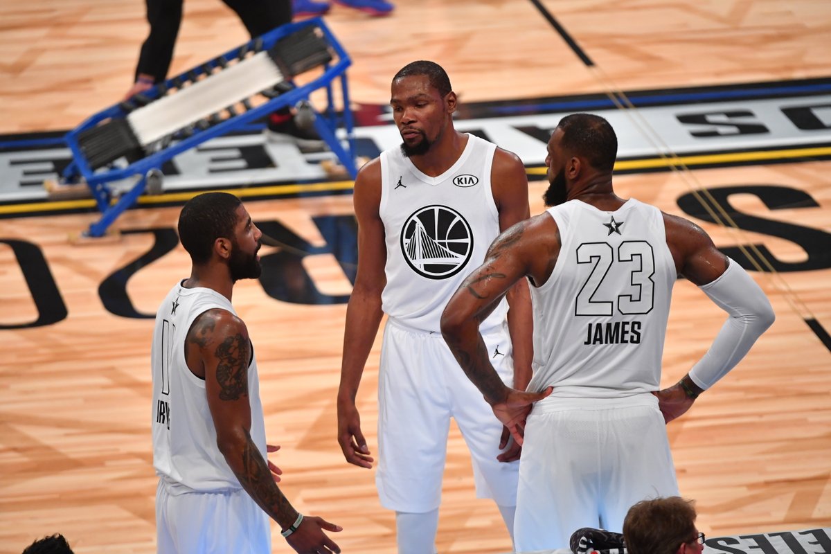 Kyrie is focused on “forcing” his way to the Lakers, per <a href="/WindhorstESPN/">Brian Windhorst</a> 

League executives have floated the possibility that the Lakers have a potential package to trade for both KD and Kyrie if they plan on playing together