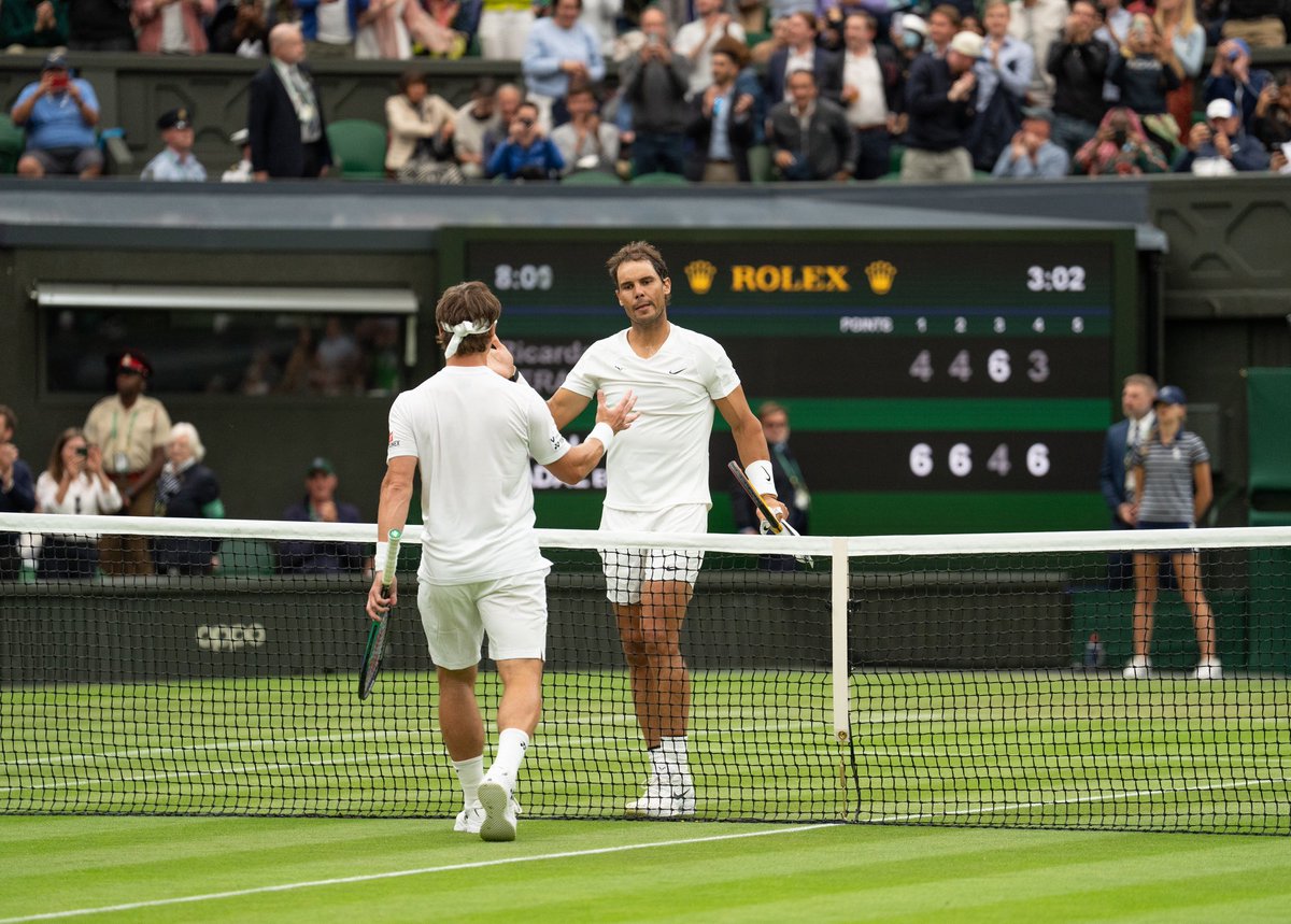 One of the best places to play tennis 🎾
Thank You @wimbledon! 🍓 and of course the biggest thanks to everyone who supported me today on the tennis court and at the TV screens! 
#yonextennis <a href="/emirates/">Emirates</a>
#EmiratesFlyBetterMoments
@vauldofficial
📸: <a href="/Wimbledon/">Wimbledon</a>