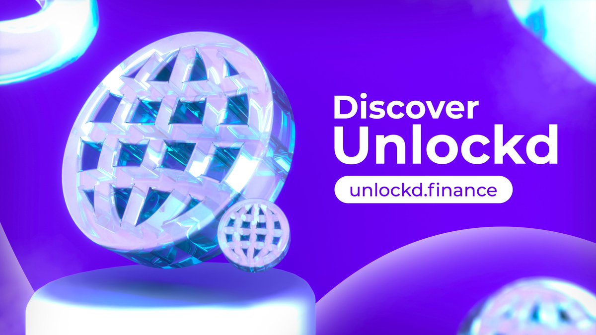 Unlockd_Finance's tweet photo. Unlockd lets you maximize the return on your NFTs with an instant loan keeping the utility of your collateral.

Discover everything you need to know about this new paradigm on our new website.

Plus, some surprises await inside 👀. 

🔓🔓 https://t.co/0lfjc9Qage 🔓🔓 https://t.co/QlHP0pebJg