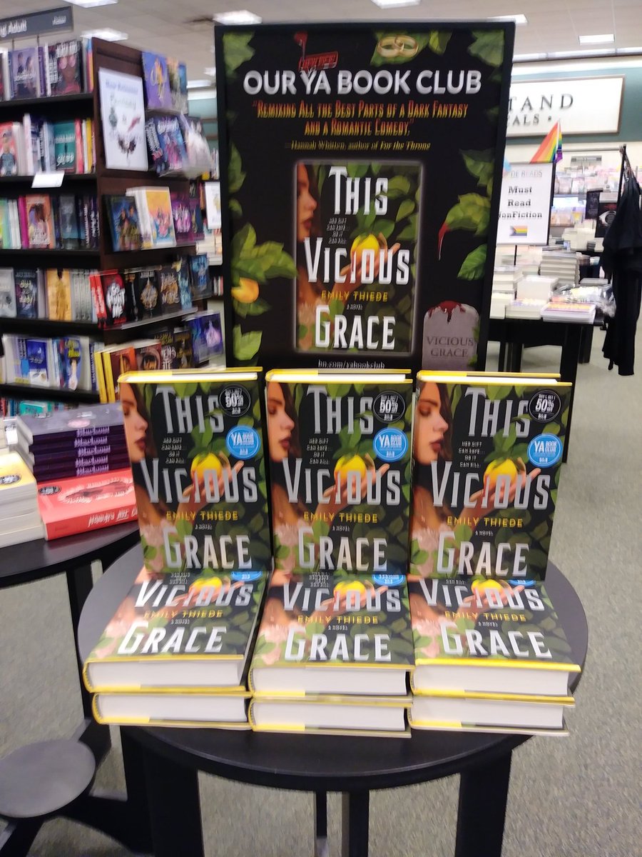 Our YA Book Club pick for July, This Vicious Grace by Emily Thiede. Alessa's gidt from the gods is supposed to magnify a partner's magic, not kill every suitor she touches. #BNYABookClub #thisviciousgrace @EKTwrites