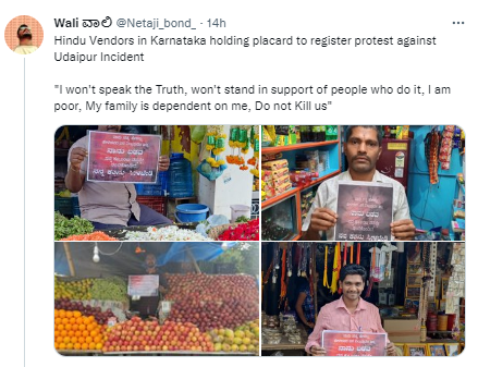 Bam2bole's tweet photo. @noconversion @vivekagnihotri #DontKillUs say Hindu vendors to Muslims
@cjwerleman @Martina @SonnyKissXO @FareedZakaria @OpIndia_com @MOI_QatarEn @AlJazeera @netanyahu https://t.co/uZLfcTGFNC