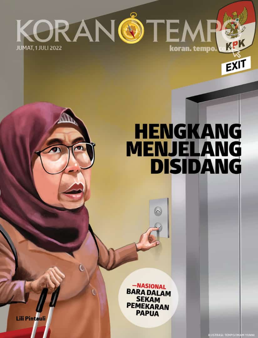 KORAN TEMPO
Jumat, 1 Juli 2022.

BERITA UTAMA
Pilih Hengkang Sebelum Disidang

Baca berita selengkapnya di situs koran.tempo.co

Dukung independensi Tempo dengan menjadi pelanggan.

Informasi berlangganan Klik langganan.tempo.co atau hubungi:
08771146002
08121283676