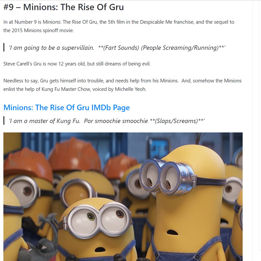 dragonmovieguy's tweet photo. Check out my #Top10 #July #movies #ranked by #excitement article out on #ReviewNation!
#Thor4 #Minions2 #PawsOfFury #Nope #TheGrayMan and more come out this #JulyMovies! https://t.co/pT3iuM0C88