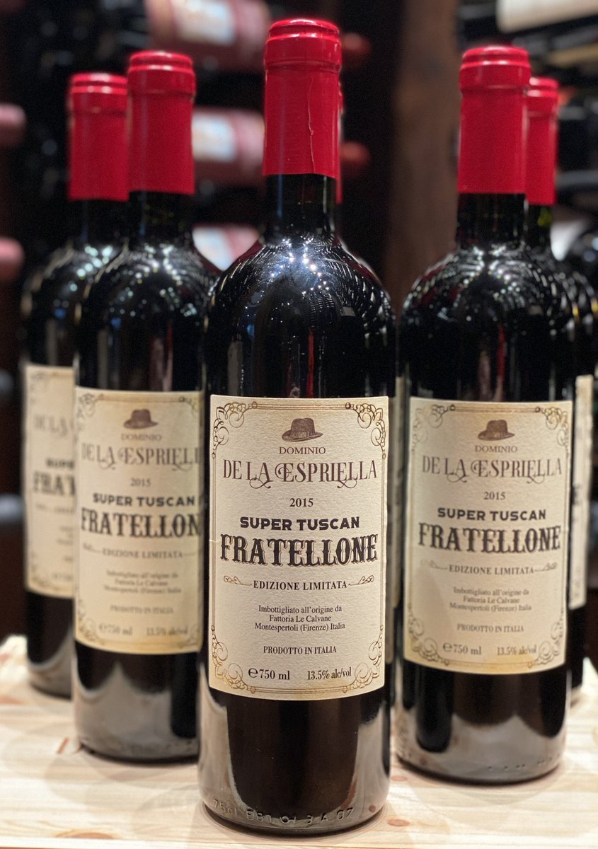 DELAESPRIELLAE's tweet photo. Adquiere el vino de Abelardo De La Espriella #Fratellone, producido en La Toscana (Italia).

Una edición especial, inspirada en sus "Stylers".

Disponible en: https://t.co/i5oJVrtWNW

¡Unidades limitadas! https://t.co/YaCNk4Fd52