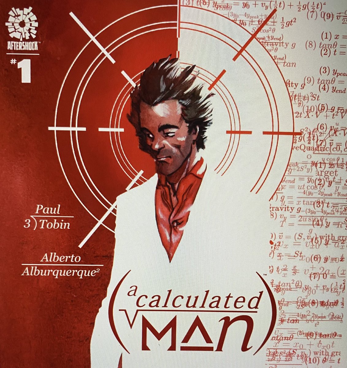 ComicsFunProfit's tweet photo. Math can be fun when it’s #ACalculatedMan by @PaulTobin @ajalburquerque @markenglert @TaylorEspo Jack Beans is dodging a gang hit the only way he knows how - just kill ‘em all. Great new title from @AfterShockComix #OKtoprint https://t.co/watt42bYZr