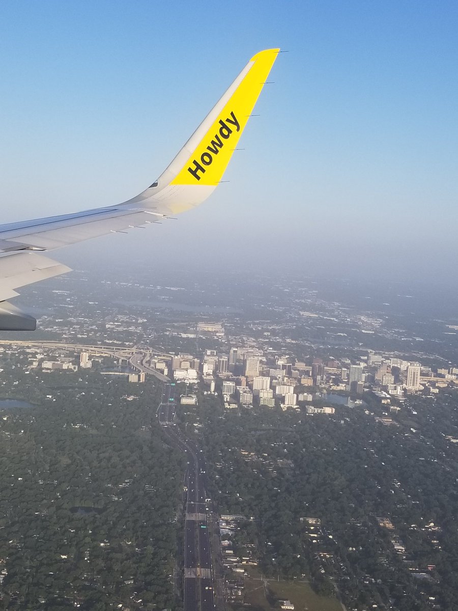 TheKeithriff16's tweet photo. @FilmCow_Chris I went to Miami, Florida on May.  Although, I never went to Titusville, I at least got a morning glimpse of Orlando Florida on Spirit Airlines.  Here's me landing about to switch planes.  Hope you and everone are doing great!  :) https://t.co/KVub2xL3MK