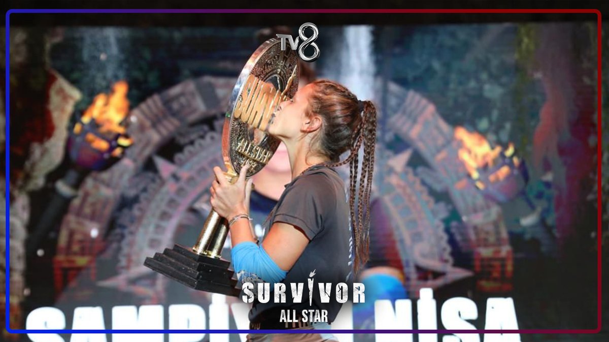 Survivor All Star’ın şampiyonu Nisa Bölükbaşı! #SurvivorAllStar #Survivor2022 #AcunMedya #TV8