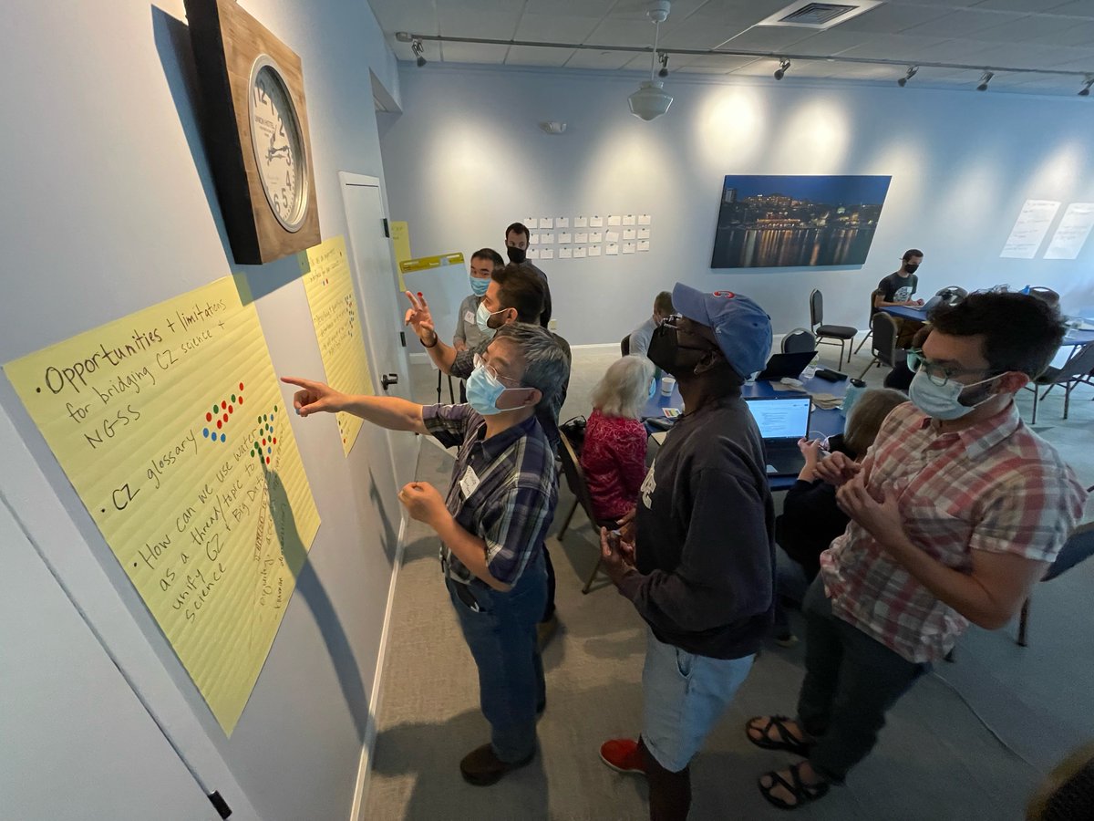 BigCzcn's tweet image. In early June the @CZCNet #BigDataCluster held a two-day workshop which brought Cluster members together to reflect on our work so far and to chart the way forward for our #CriticalZone research collaborations. Here's a 🧵 from day 2.