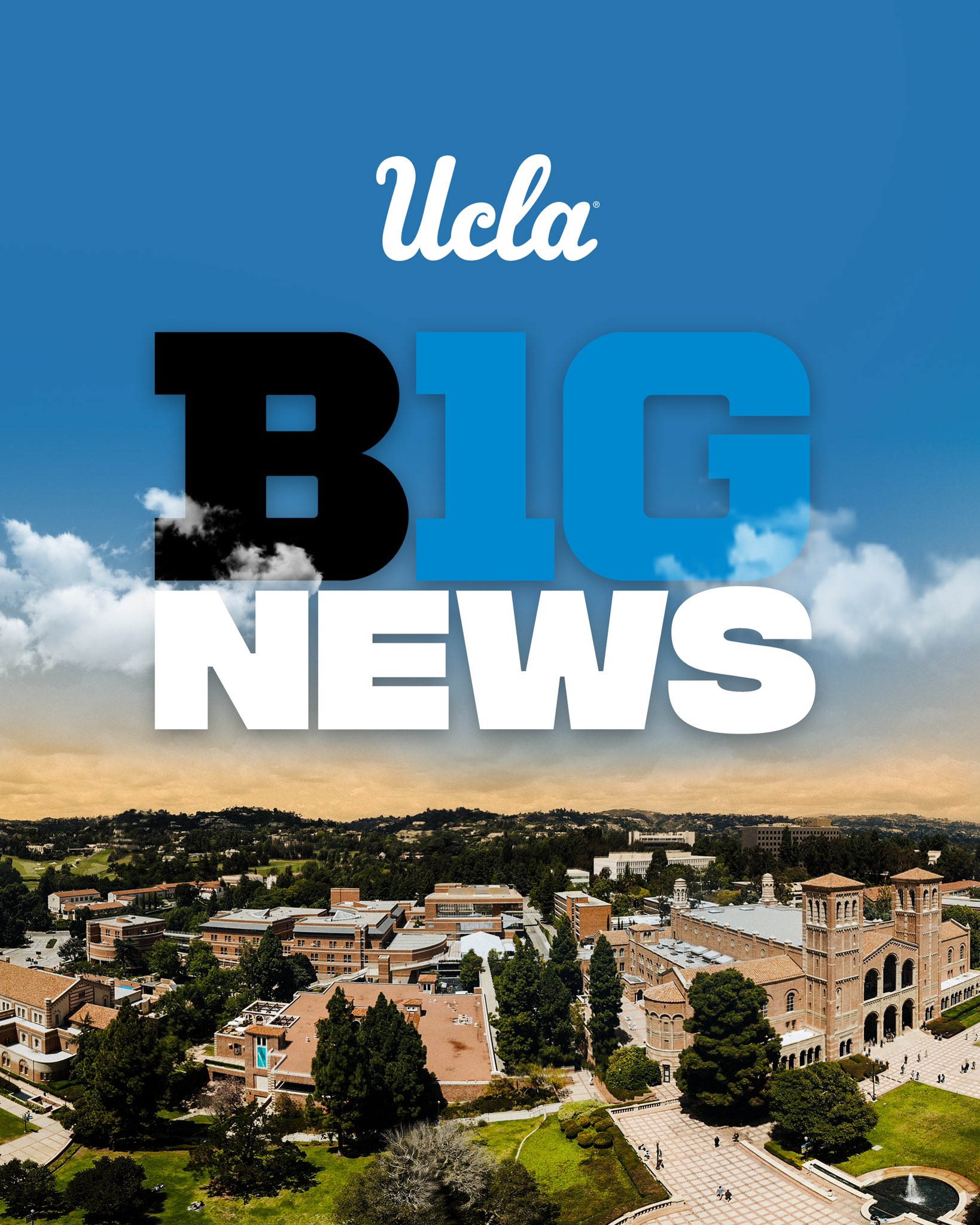 UCLA Athletics on Twitter: "𝗕𝗜𝗚 news! UCLA is joining the Big Ten