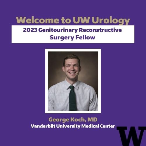 We are pleased to announce our matched 2023 Genitourinary Reconstructive Surgery Fellow <a href="/_KochDoc/">George Koch</a>! Please join us in welcoming him to UW!