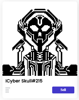 CryptoCryhunter's tweet photo. @HODLICP_DFINITY @ICyberSkull @DUOrigin #215 is mine, he looks like god, doesn't he? 🫡 https://t.co/fC2xO9T51B
