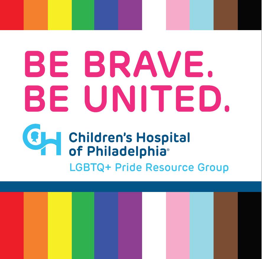 Our LGBTQ+ Pride at CHOP Employee Resource Group (ERG) leads efforts to provide professional development &amp; continuing education about LGBTQ issues, helps foster a positive environment that supports employees, patients, and patient families identifying as LGBTQ and allies.