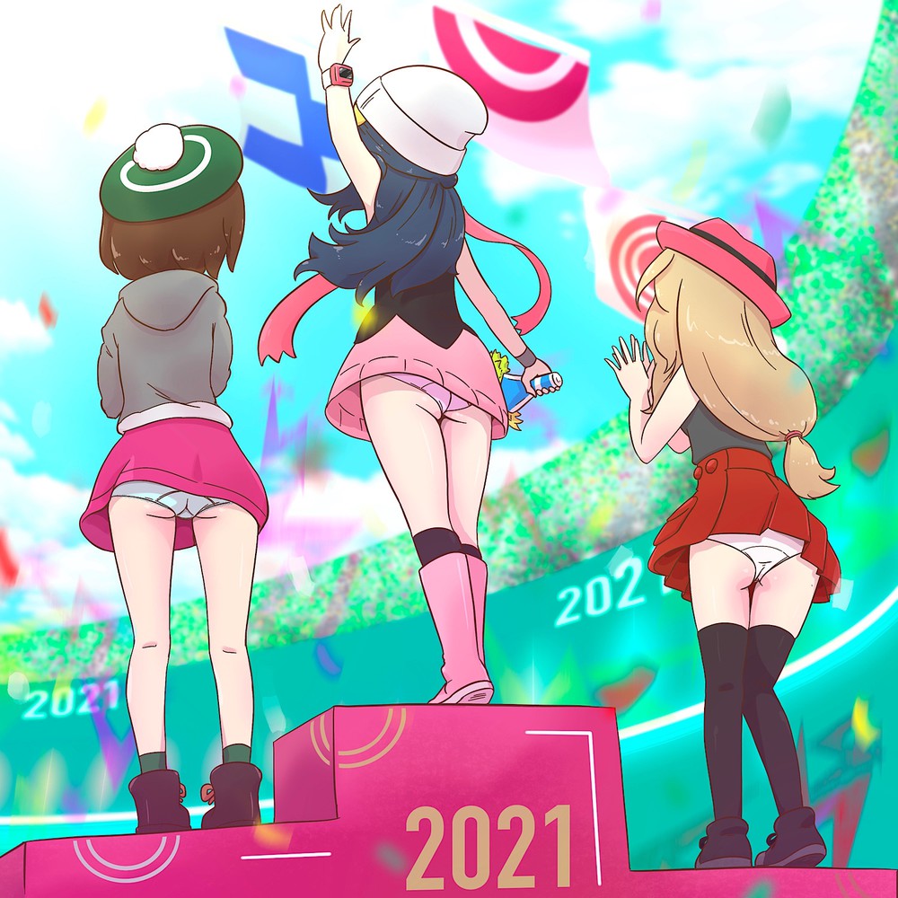 dawn on X: And the best pokegirl is.... pokemon panties skirtwind Serena  Gloria Dawn t.coz4SxBLzY85  X