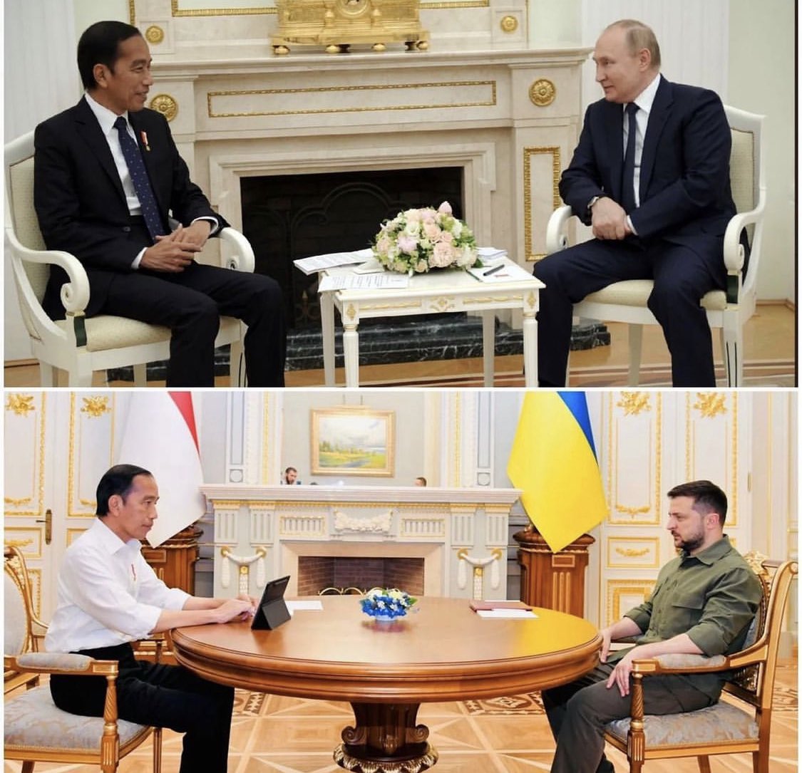 Bukan Jenderal. Bukan aktivis HAM, apalagi SJW. Tapi seorang pemimpin sipil, berani terbang jauh menemui mereka yg tengah perang. Ini pemimpin negeri Muslim terbesar di dunia, yg punya NYALI, bukan planga-plongo. 

Emang kayak ente, yg beraninya cuma caci-maki di medsos😄